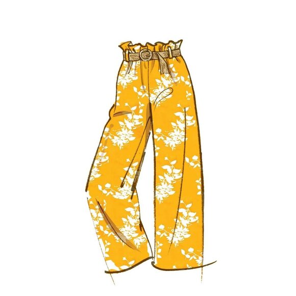 Misses McCalls M8118 Sewing Pattern Shorts Pants Belt Sizes XS-M - Picture 5 of 6